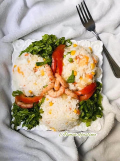 صورة لوصفة سلطة الأرز الرائعة 😋