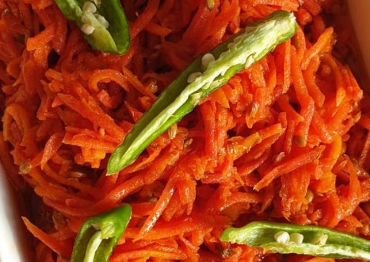 Steps to Prepare Any-night-of-the-week Carrot Pickle