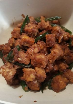 Foto resep Oreg Tempe Cabe Ijo