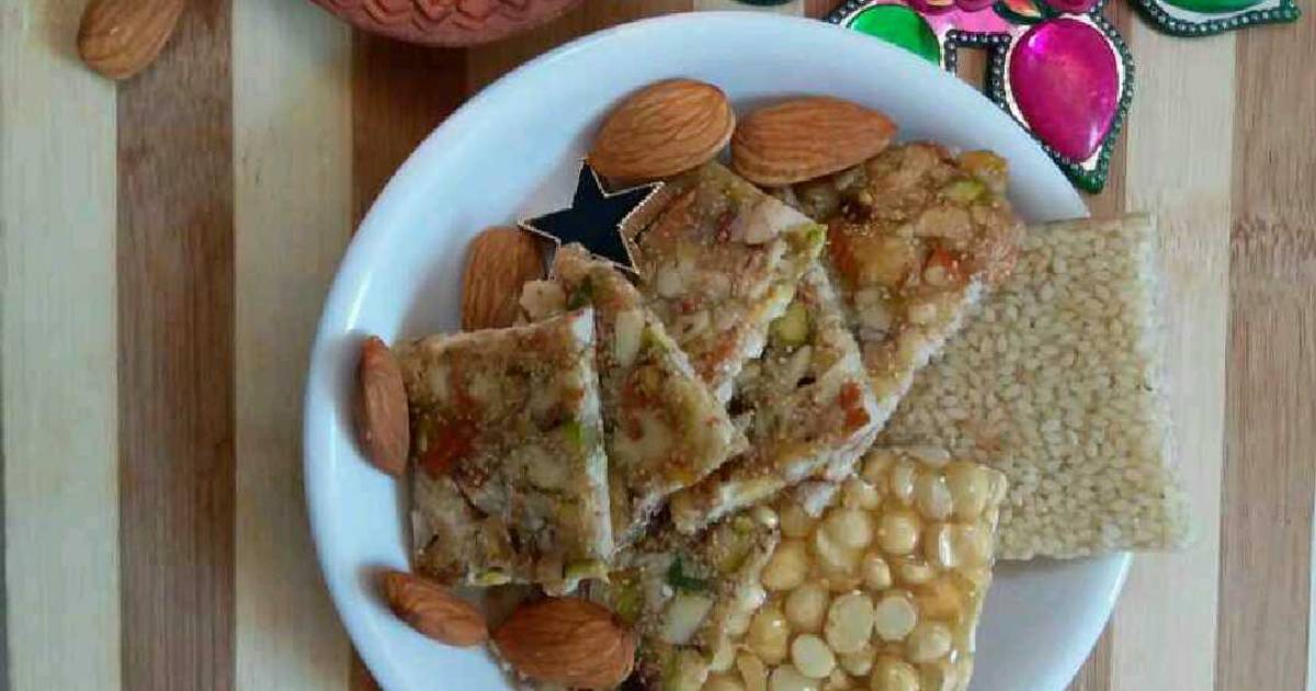 Dry fruit chikki Recipe by Deepa Totlani Cookpad