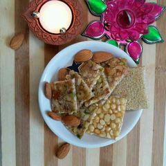 A picture of Dry fruit chikki.