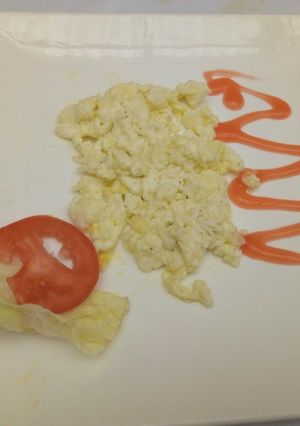A picture of Scrambled eggs.