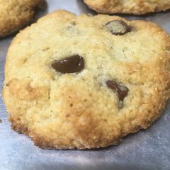 A picture of Keto Friendly chocolate chip Cookies.