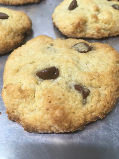A picture of Keto Friendly chocolate chip Cookies.