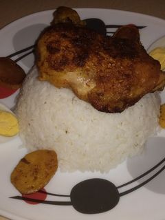 صورة لوصفة ارز ابيض بالصوص 😋😋