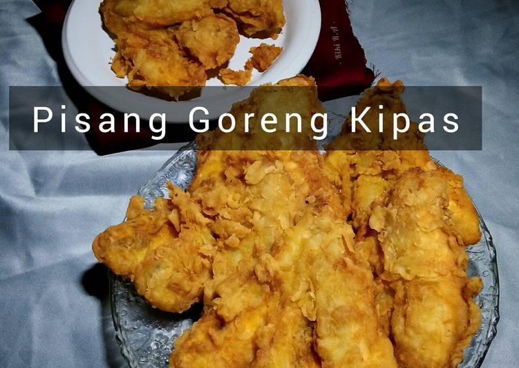 Gampangnya Bikin Pisang Goreng Kipas Ala Restoran