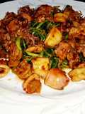 Tumis Pedas Baby Caisim Seafood