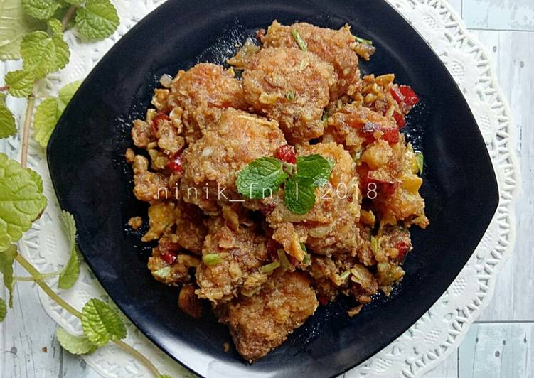 Langkah Mudah untuk Membuat Udang Geprek Telur Asin, Enak Banget