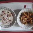Banana Peel Stir fry And Dessert Raita