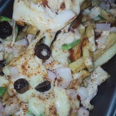 A picture of Pizza fries 🍕 🍟.
