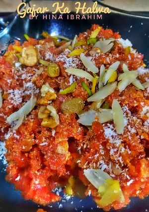 A picture of Gajar ka halwa.