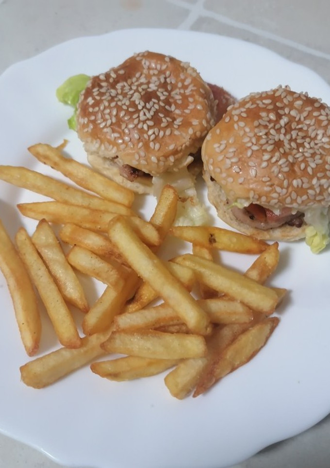 Una foto de Mini hamburguesa de pollo