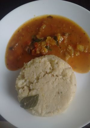 A picture of Ven pongal.