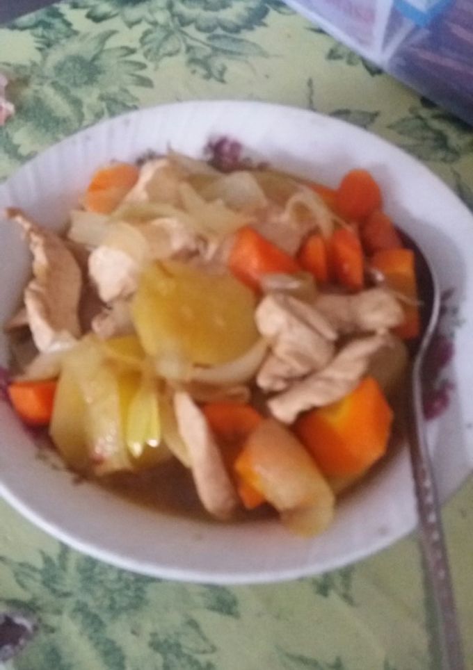 Foto resep Nikujaga ayam ala surabayan