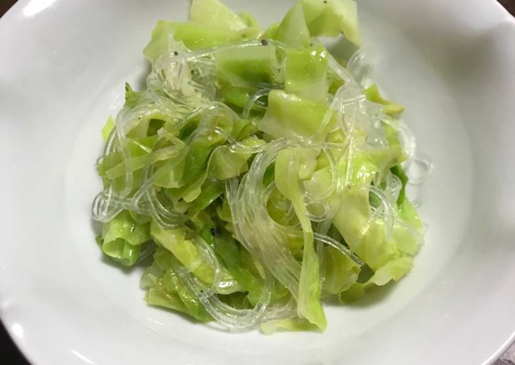 Easiest Way to Cook 2021 Cabbage bean starch vermicelli