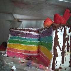 รูปของ Rainbow Cake Kukus