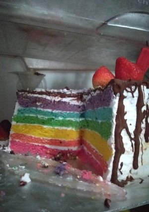 Foto resep Rainbow Cake Kukus