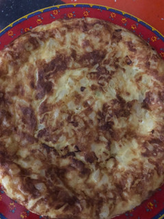 Una foto de Tortilla con cebolla