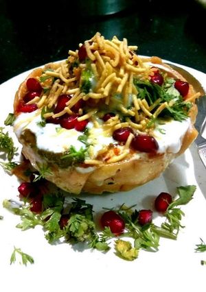 A picture of Katoori chaat.