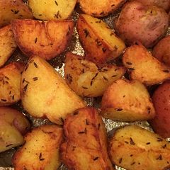 A picture of Indian -Style Potatoes.