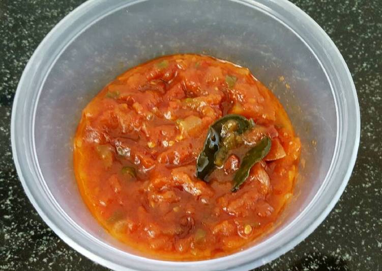 Easiest Way to Prepare Any-night-of-the-week Tomato Chili sauce / sambal