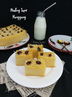 Foto resep Puding Tape Panggang