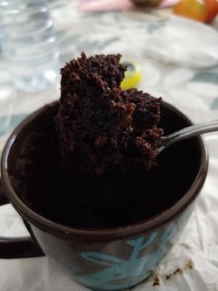 Una foto de Mug cake vegano