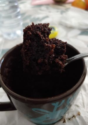 Una foto de Mug cake vegano