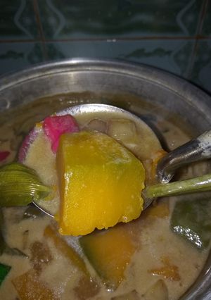Foto resep Kolak labu kuning dan kanji dalimo