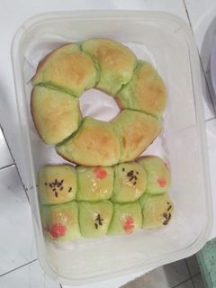 Foto resep Roti sobek pandan tanpa telur
