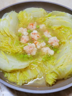 雞湯.燴煮.花枝蝦漿.丸子.大白菜 家常菜 的食譜成品照片