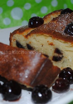A picture of Cherry cake.