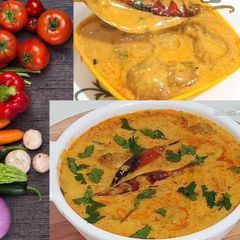 A picture of Kadhi Pakoda Recipe/ Soft Pakoda Kadhi Recipe.
