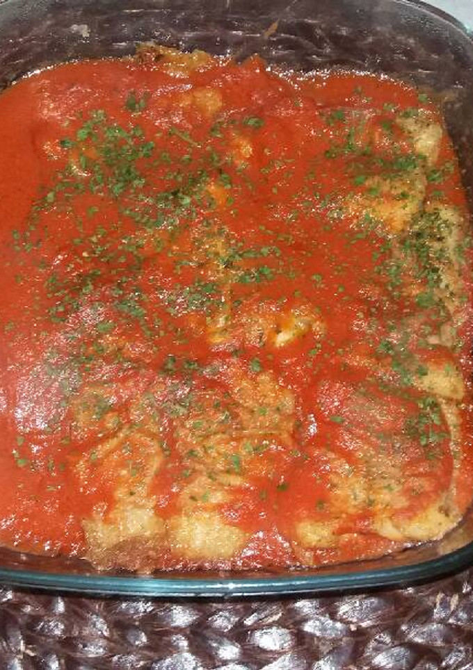 Una foto de Merluza con tomate
