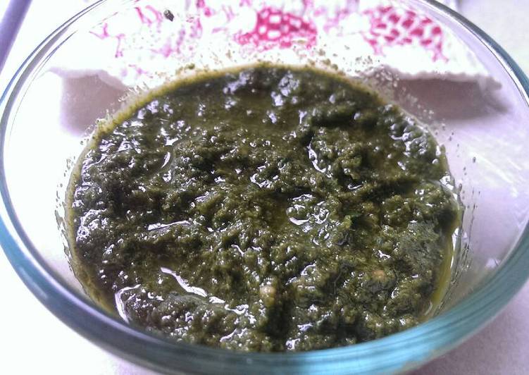 Easiest Way to Make Perfect Mint Paste
