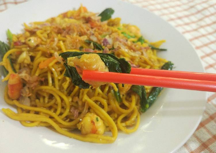 Resep Mie goreng udang simple, Bisa Manjain Lidah