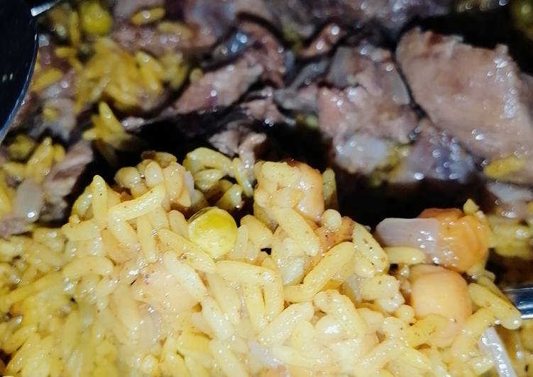 الرز بالخلطه