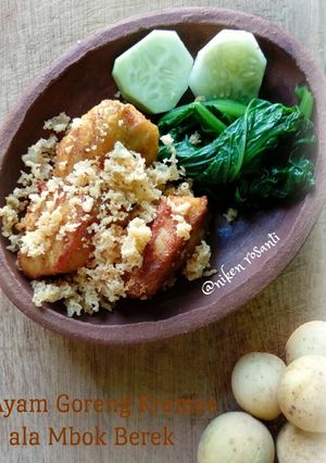 Foto resep Ayam Goreng Kremes ala Mbok Berek