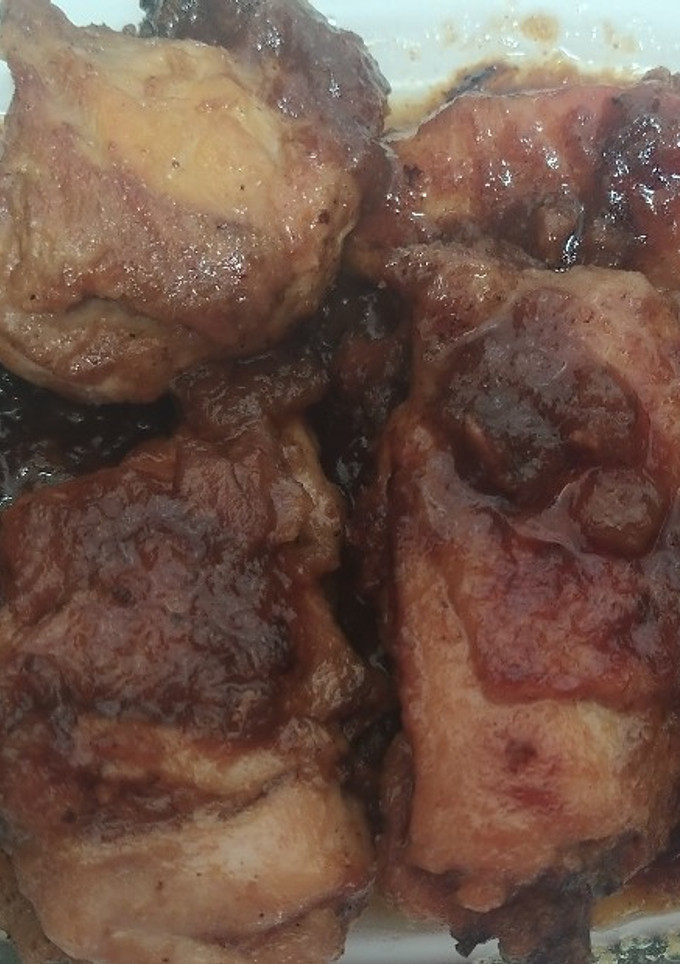 Una foto de Contramuslos de pollo a la miel