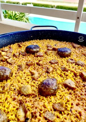 Una foto de Arroz con secreto y figatells