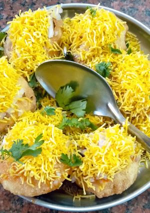 A picture of Sev Puri Recipe.