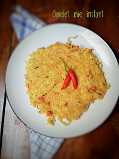 Foto resep Omelet mie instant