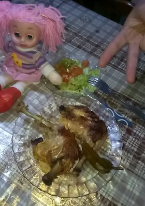 صورة لوصفة دجاج محمر