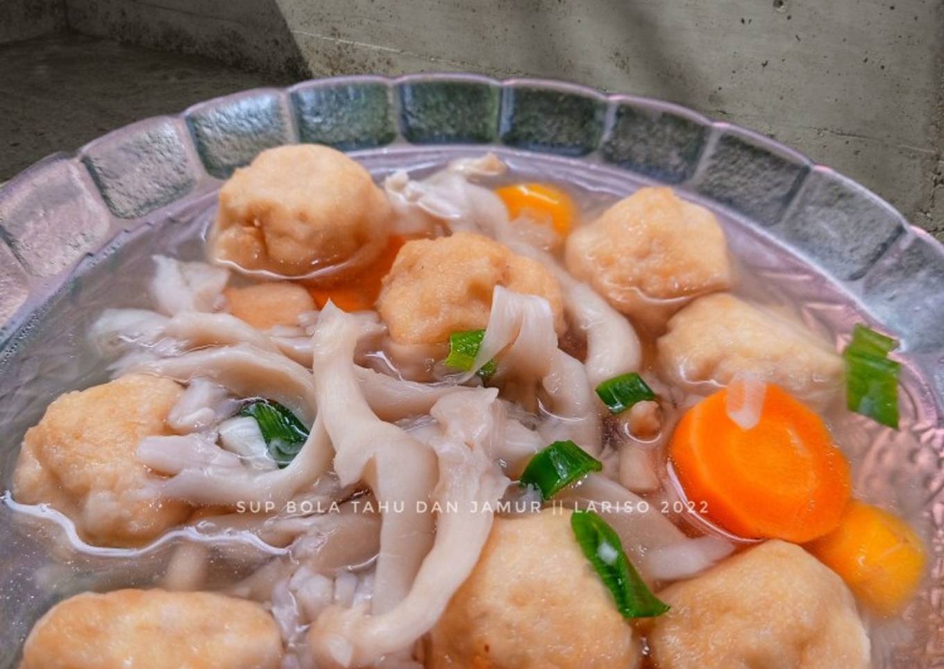 Sup Bola Tahu Jamur