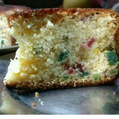 A picture of Tutti Frutti Cake Without Oven.