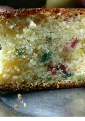 A picture of Tutti Frutti Cake Without Oven.