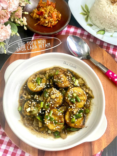 Foto resep Egg Tofu Nori Saus Lada Hitam