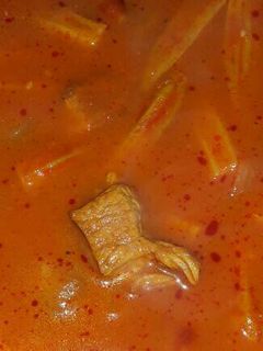 عکسی از دستور خورشت بامیه