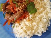 Une photo de bavette asiatique