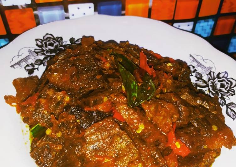 Anti Ribet, Membuat Dendeng Balado Simple Praktis